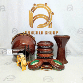 Alat Rebana 1 Set Lengkap Jepara Polosan Coklat Pramuka