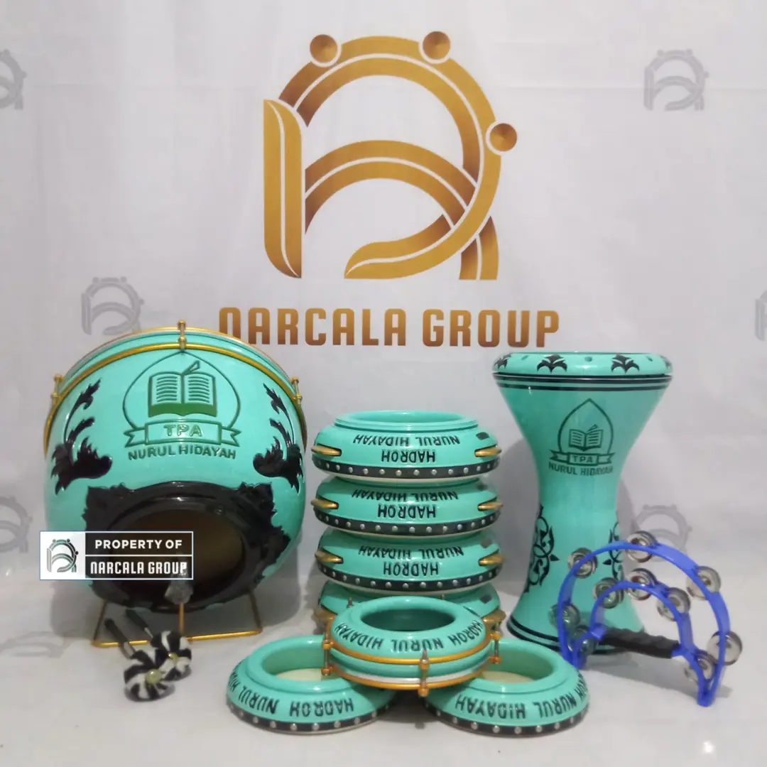 Rebana Jepara Asli Full Set Ukiran Kualitas Premium