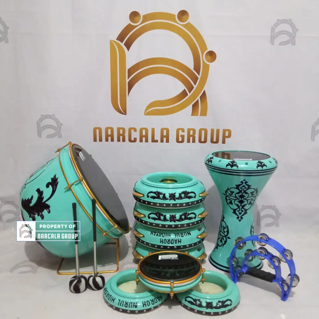 Rebana Jepara Asli Full Set Ukiran Kualitas Premium - Image 3