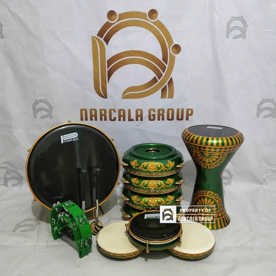 1 Set Alat Hadroh Ukiran Jepara untuk Majelis & Grup Sholawat - Image 3